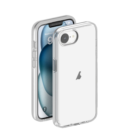 For iPhone 16e Shockproof Terminator Transparent Phone Case(Transparent)