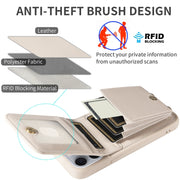 For iPhone 16 Pro Max Crossbody Lanyard Zipper Wallet Leather Phone Case(Beige)