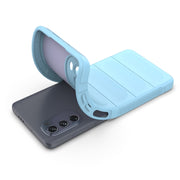 For Motorola Moto G62 5G Magic Shield TPU + Flannel Phone Case(White)