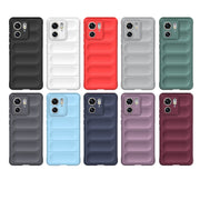 For Motorola Edge 40 5G Magic Shield TPU + Flannel Phone Case(Purple)