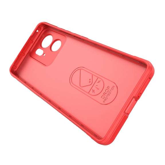 For Motorola Edge 40 5G Magic Shield TPU + Flannel Phone Case(Purple)