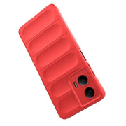 For Motorola Moto G24 4G Global Magic Shield TPU + Flannel Phone Case(Dark Blue)