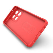 For Motorola Edge 60 Stylus 5G Global Magic Shield TPU + Flannel Phone Case(Wine Red)