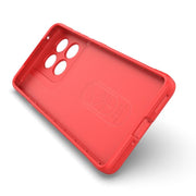 For Motorola Edge 60 Pro 5G Magic Shield TPU + Flannel Phone Case(Red)