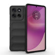 For Motorola Moto G86 5G Magic Shield TPU + Flannel Phone Case(Black) - free shipping - PMC TechLife - Order now!