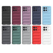 For Motorola Moto G86 5G Magic Shield TPU + Flannel Phone Case(Red)