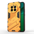 For Realme 12+ 5G Global Punk Armor 2 in 1 PC + TPU Phone Case with Holder(Orange) - Realme Cases by PMC TechLife | Online Shopping South Africa | PMC TechLife | Buy Now Pay Later Mobicred