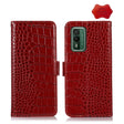 For Nokia XR21 Crocodile Top Layer Cowhide Leather Phone Case(Red) - free shipping - PMC TechLife - Order now!
