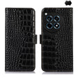 For OnePlus Ace 3 / 12R Crocodile Top Layer Cowhide Leather Phone Case(Black) - OnePlus Cases by PMC TechLife | Online Shopping South Africa | PMC TechLife | Buy Now Pay Later Mobicred