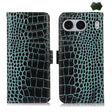 For OnePlus Nord 4 Crocodile Top Layer Cowhide Leather Phone Case(Green) - free shipping - PMC TechLife - Order now!