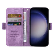 For Samsung Galaxy S24+ BETOPNICE Dual-side Buckle Leather Phone Case(Purple)