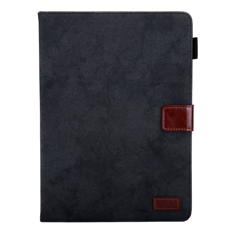 For Amazon Fire Max 11 2023 Cloth Texture Leather Smart Tablet Case(Black)