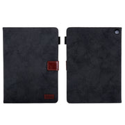 For Amazon Fire Max 11 2023 Cloth Texture Leather Smart Tablet Case(Black)