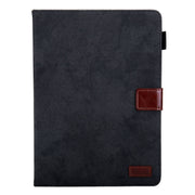 For Amazon Fire Max 11 2023 Cloth Texture Leather Smart Tablet Case(Black)
