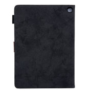 For Amazon Fire Max 11 2023 Cloth Texture Leather Smart Tablet Case(Black)