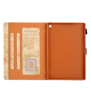 For Amazon Fire Max 11 2023 Cloth Texture Leather Smart Tablet Case(Yellow)