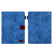 For Amazon Fire Max 11 2023 Cloth Texture Leather Smart Tablet Case(Blue)