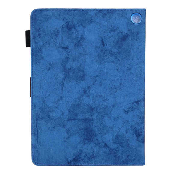 For Amazon Fire Max 11 2023 Cloth Texture Leather Smart Tablet Case(Blue)