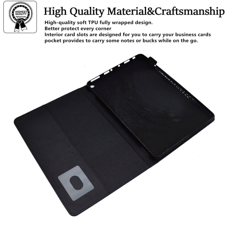 For Amazon Fire Max 11 2023 Suede Cross Texture Magnetic Clasp Leather Tablet Case(Black)