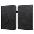 For Amazon Fire Max 11 Embossed Striped Leather Tablet Case(Black) - Amazon by PMC TechLife | Online Shopping South Africa | PMC TechLife | Buy Now Pay Later Mobicred