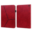 For Amazon Fire Max 11 Embossed Striped Leather Tablet Case(Red) - Amazon by PMC TechLife | Online Shopping South Africa | PMC TechLife | Buy Now Pay Later Mobicred