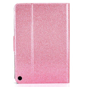 For Amazon Fire Max 11 2023 Glitter Powder Smart Leather Tablet Case(Pink)