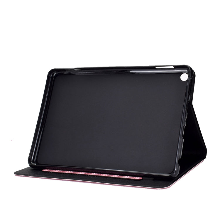 For Amazon Fire Max 11 2023 Glitter Powder Smart Leather Tablet Case(Pink)