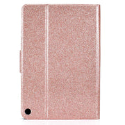 For Amazon Fire Max 11 2023 Glitter Powder Smart Leather Tablet Case(Rose Gold)