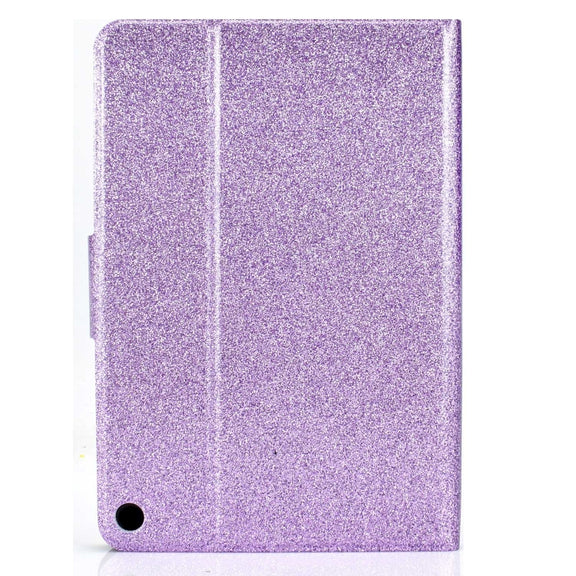 For Amazon Fire Max 11 2023 Glitter Powder Smart Leather Tablet Case(Purple)