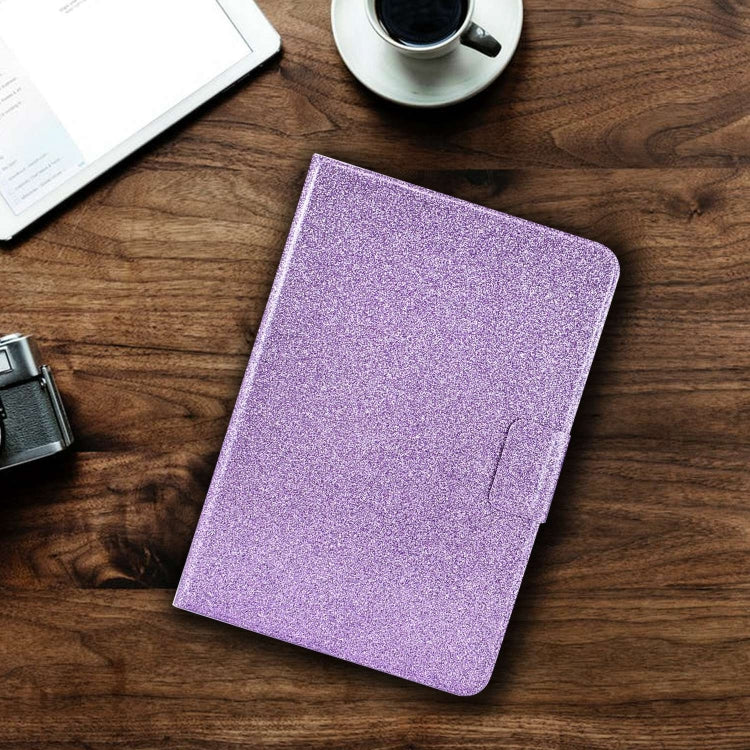 For Amazon Fire Max 11 2023 Glitter Powder Smart Leather Tablet Case(Purple)