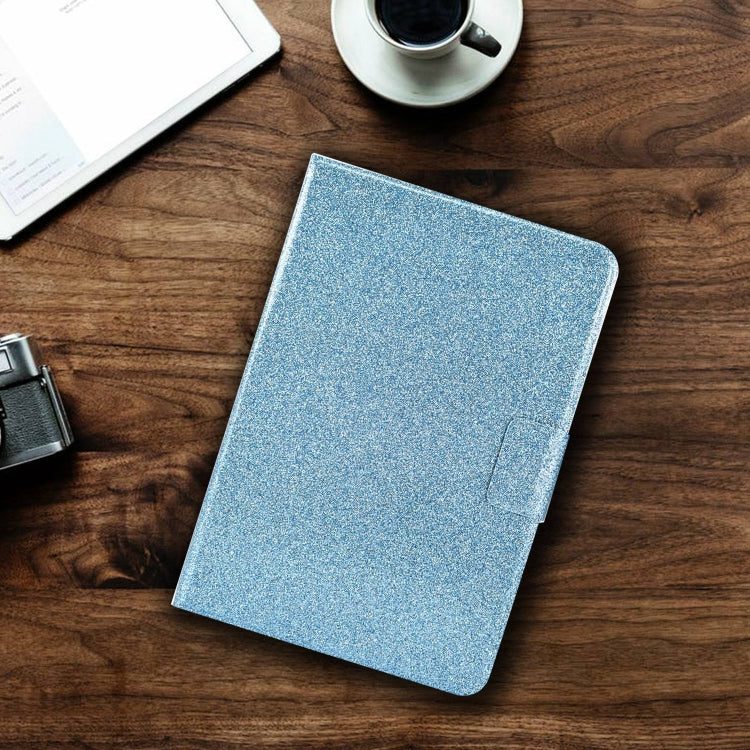 For Amazon Fire Max 11 2023 Glitter Powder Smart Leather Tablet Case(Blue)