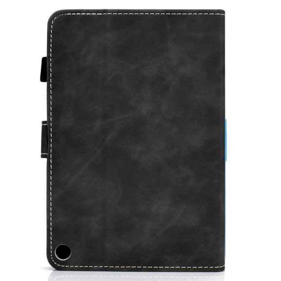 For Amazon Fire Max 11 2023 Cowhide Texture Smart Leather Tablet Case(Black)
