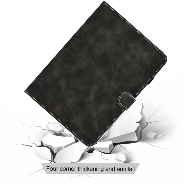 For Amazon Fire Max 11 2023 Cowhide Texture Smart Leather Tablet Case(Black)