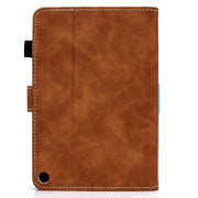 For Amazon Fire Max 11 2023 Cowhide Texture Smart Leather Tablet Case(Brown)