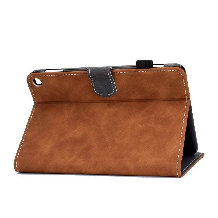 For Amazon Fire Max 11 2023 Cowhide Texture Smart Leather Tablet Case(Brown)