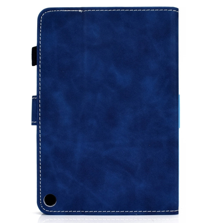 For Amazon Fire Max 11 2023 Cowhide Texture Smart Leather Tablet Case(Blue)