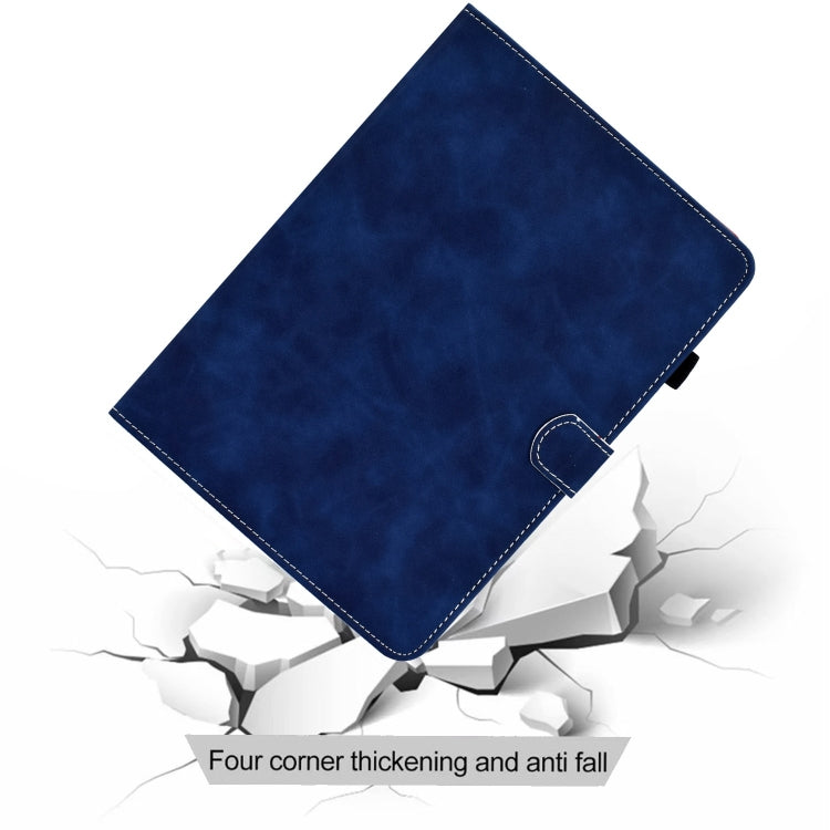 For Amazon Fire Max 11 2023 Cowhide Texture Smart Leather Tablet Case(Blue)