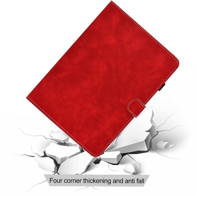 For Amazon Fire Max 11 2023 Cowhide Texture Smart Leather Tablet Case(Red)
