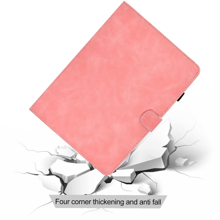 For Amazon Fire Max 11 2023 Cowhide Texture Smart Leather Tablet Case(Pink)