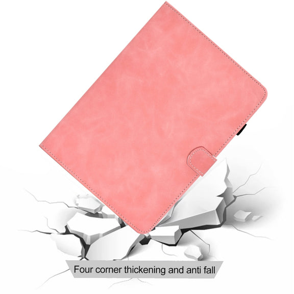 For Amazon Fire Max 11 2023 Cowhide Texture Smart Leather Tablet Case(Pink)