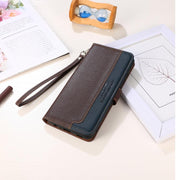 For iPhone 17 Pro Max KHAZNEH Litchi Texture Leather RFID Phone Case(Brown)
