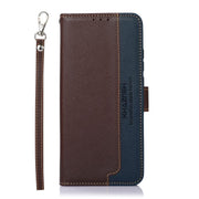 For iPhone 17 Pro Max KHAZNEH Litchi Texture Leather RFID Phone Case(Brown)