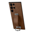 For Samsung Galaxy S23 Ultra 5G SULADA PC Hybrid Leather Texture Skin Feel Shockproof Phone Case(Brown) - Galaxy S23 Ultra 5G Cases by SULADA | Online Shopping South Africa | PMC TechLife | Buy Now Pay Later Mobicred