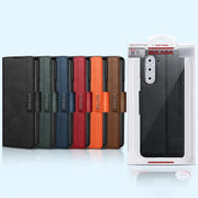 For Honor Magic V SULADA All-inclusive Magnetic Snap Flip Leather Phone Case(Orange)