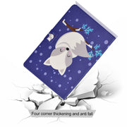 For Amazon Fire Max 11 2023 Colored Drawing Smart Leather Tablet Case(Arctic Fox)