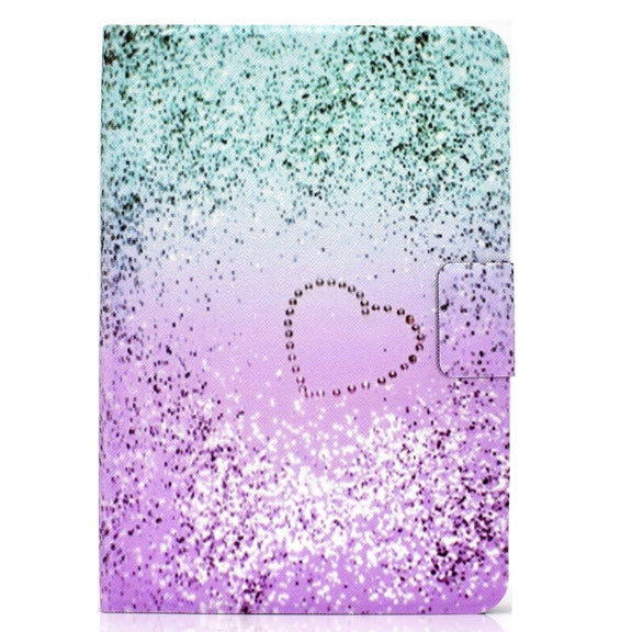 For Amazon Fire Max 11 2023 Colored Drawing Smart Leather Tablet Case(Love Quicksand)