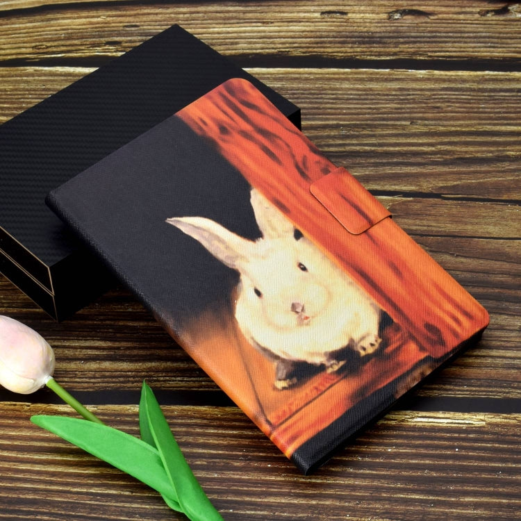 For Amazon Fire Max 11 2023 Colored Drawing Smart Leather Tablet Case(Bugs Bunny)