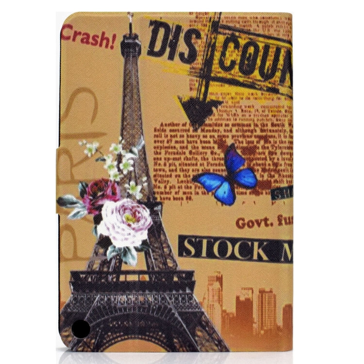 For Amazon Fire Max 11 2023 Colored Drawing Smart Leather Tablet Case(Tower)