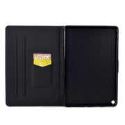 For Amazon Fire Max 11 2023 Colored Drawing Smart Leather Tablet Case(Lazy Cat)