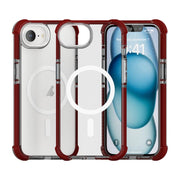 For iPhone 16e Acrylic Magsafe Magnetic Shockproof Phone Case(Brown)